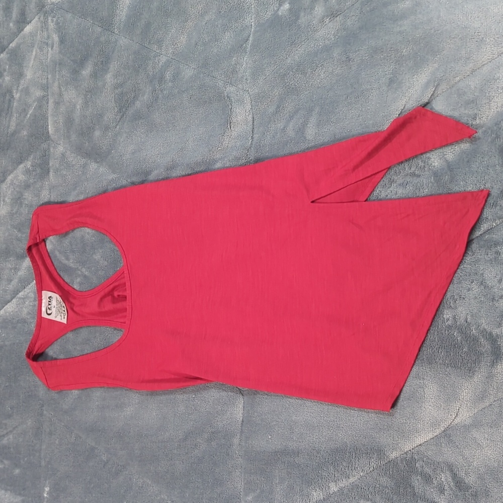 Active Workout Tops Zyia Active Medium M 2 Tank Top Red Green